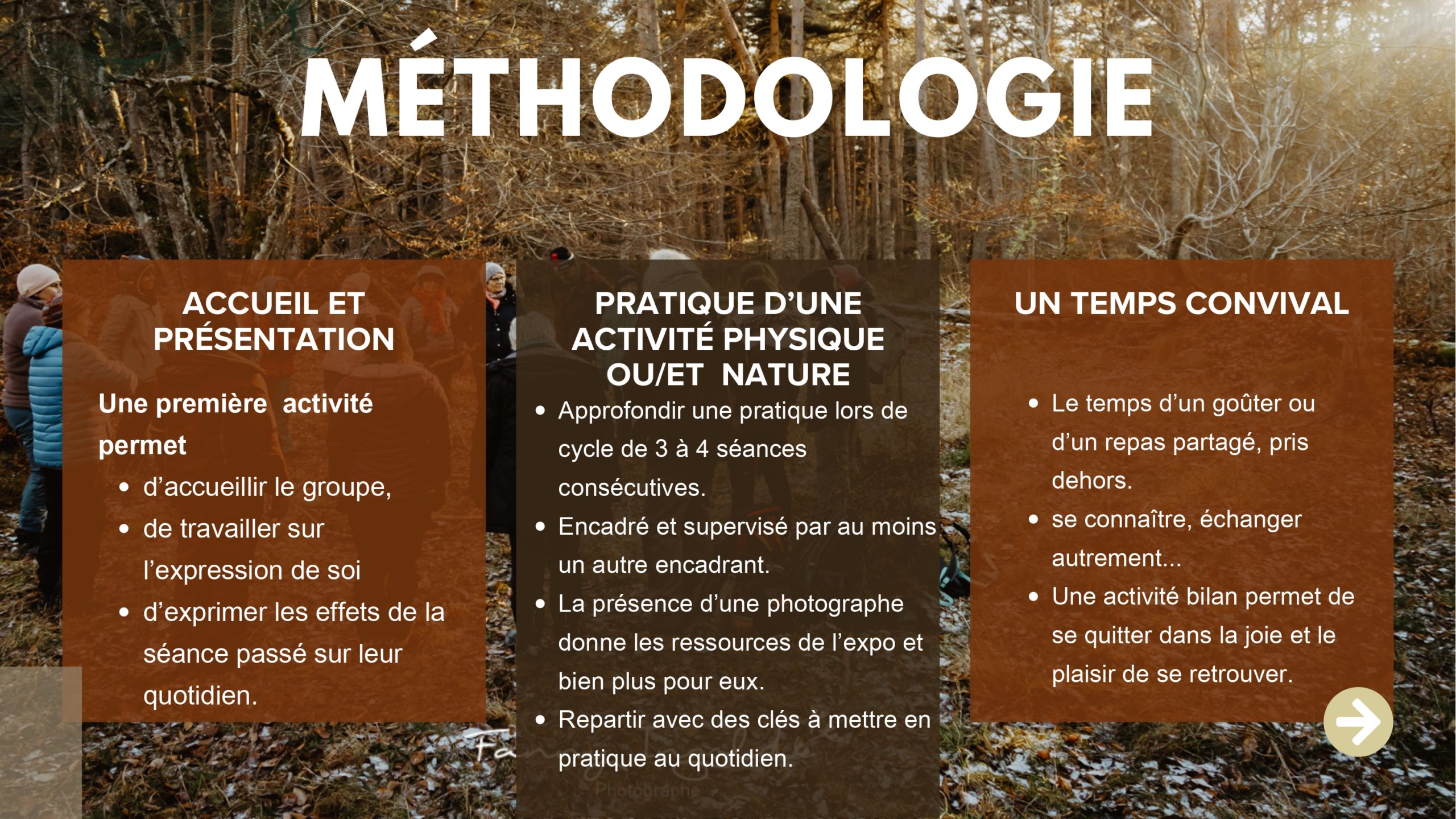 Notre méthode et déroulé andragogique